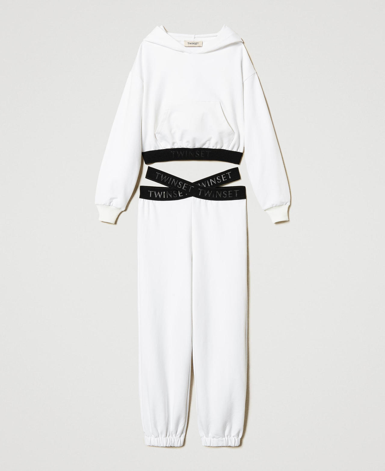 パンツ TWINSET SS25 PANTALONE (251TT2273 12438) Twin-set Donna Pantaloni Wide Leg con Pinces 251TT2273