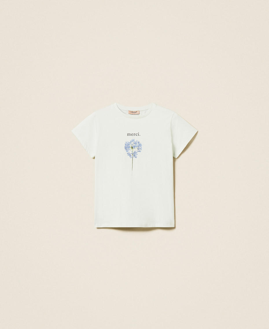 T-shirt regular avec imprim&eacute; Bleu &laquo;&nbsp;Aqua&nbsp;&raquo; Femme 261TP2341_13162_S0