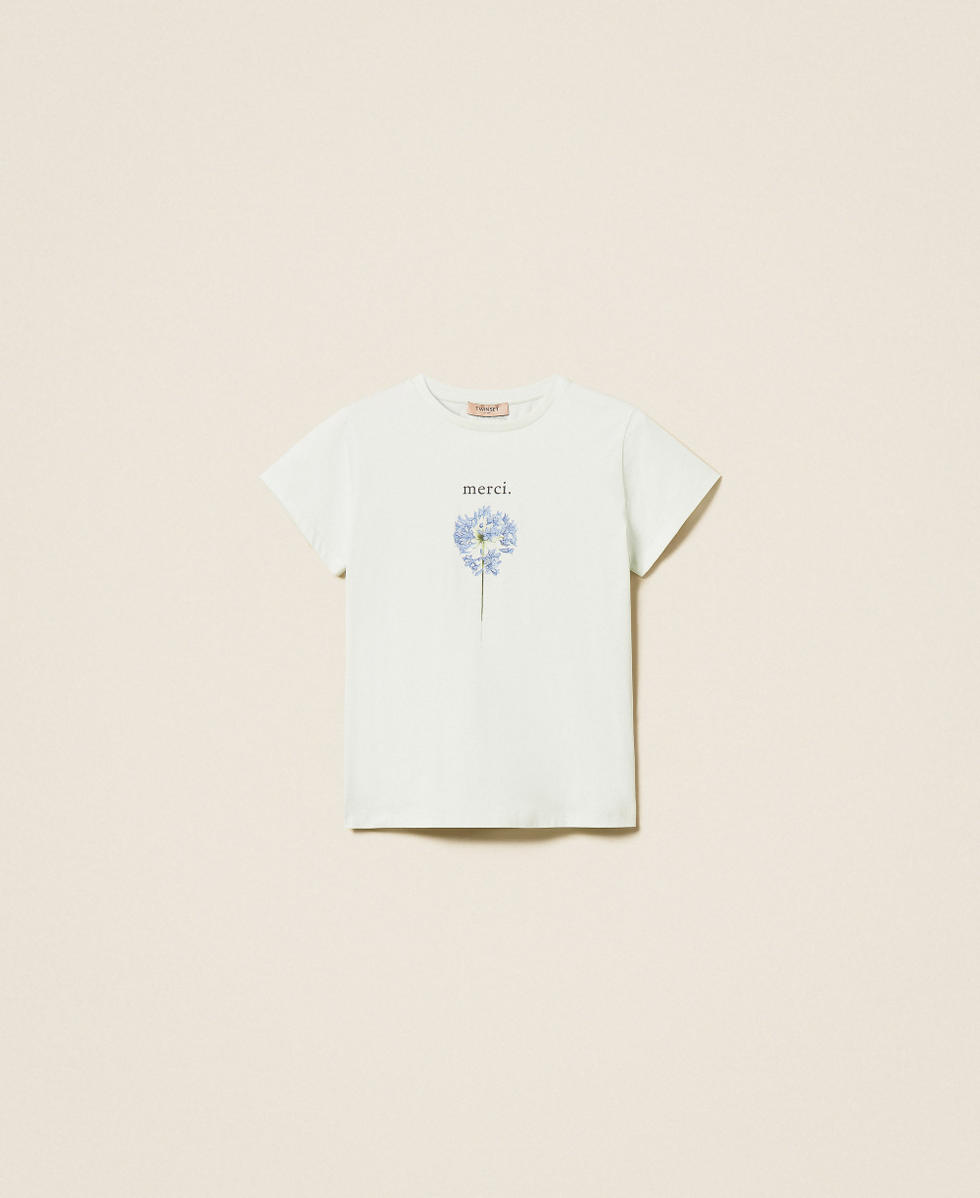 Camiseta regular con estampado Azul &laquo;Aqua&raquo; Mujer 261TP2341_13162_S0