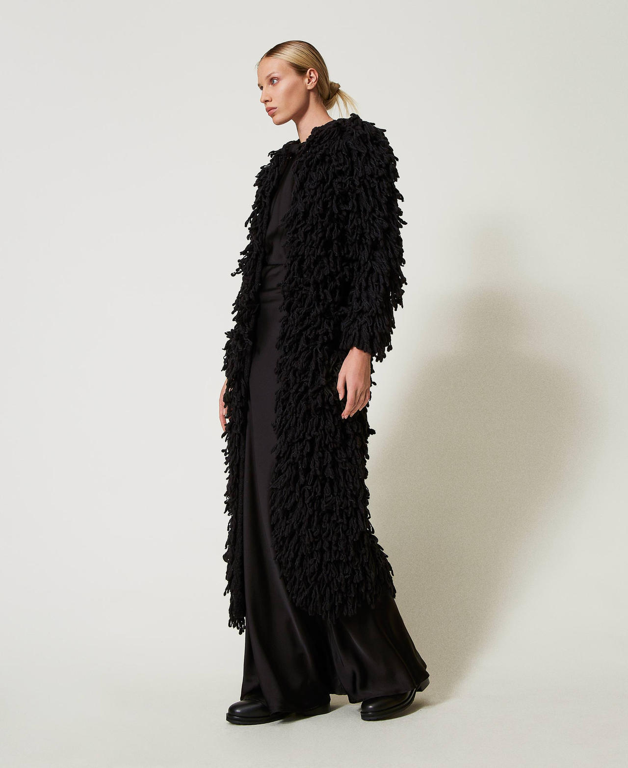 'Elizabeth' boucl&eacute; knit coat