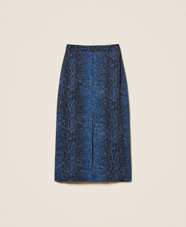 Python print cr&ecirc;pe midi skirt