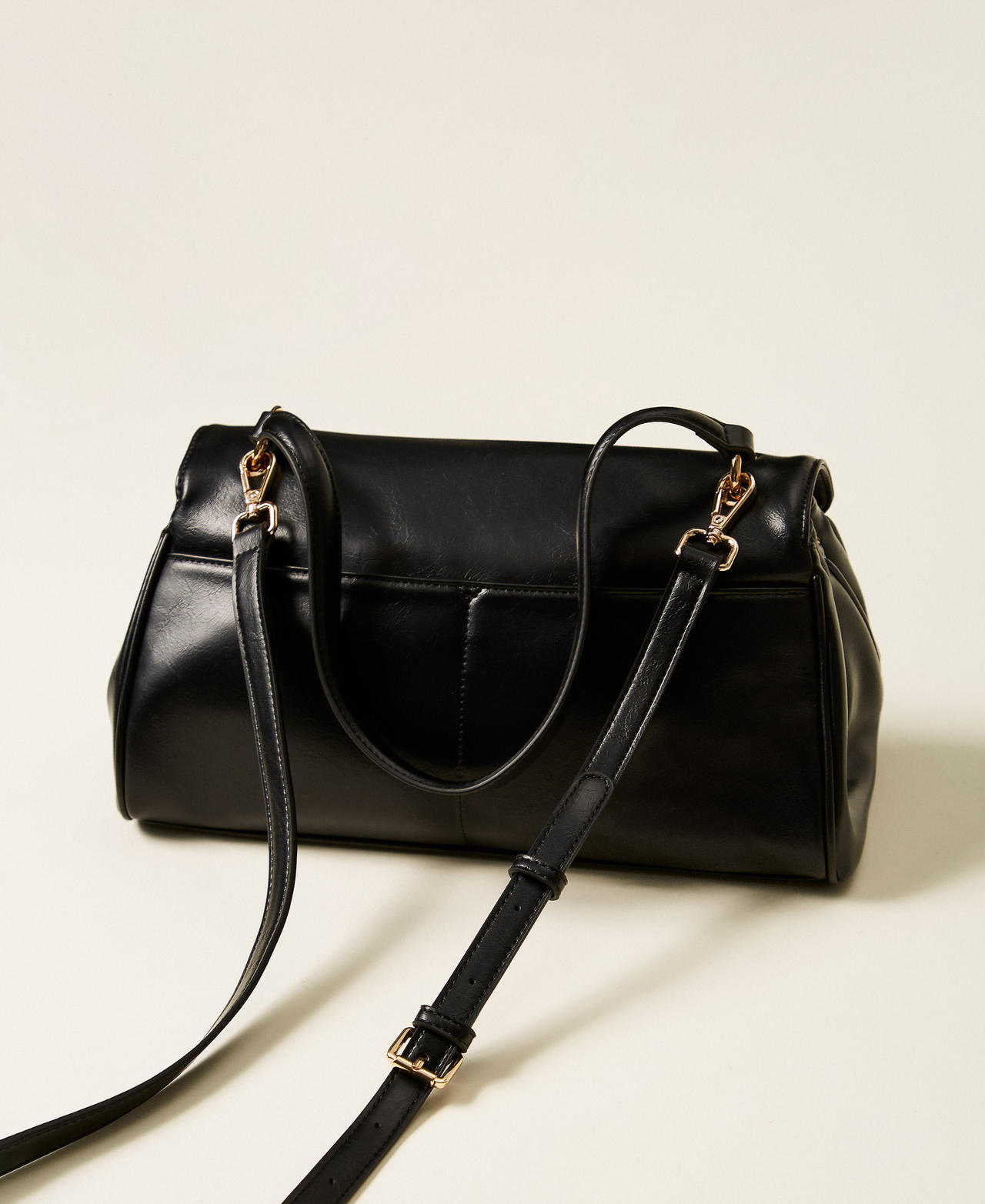 Top handle bag with Oval T Black Woman 252TD8052_00006_03