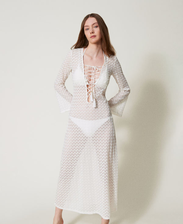 Caftan long en crochet