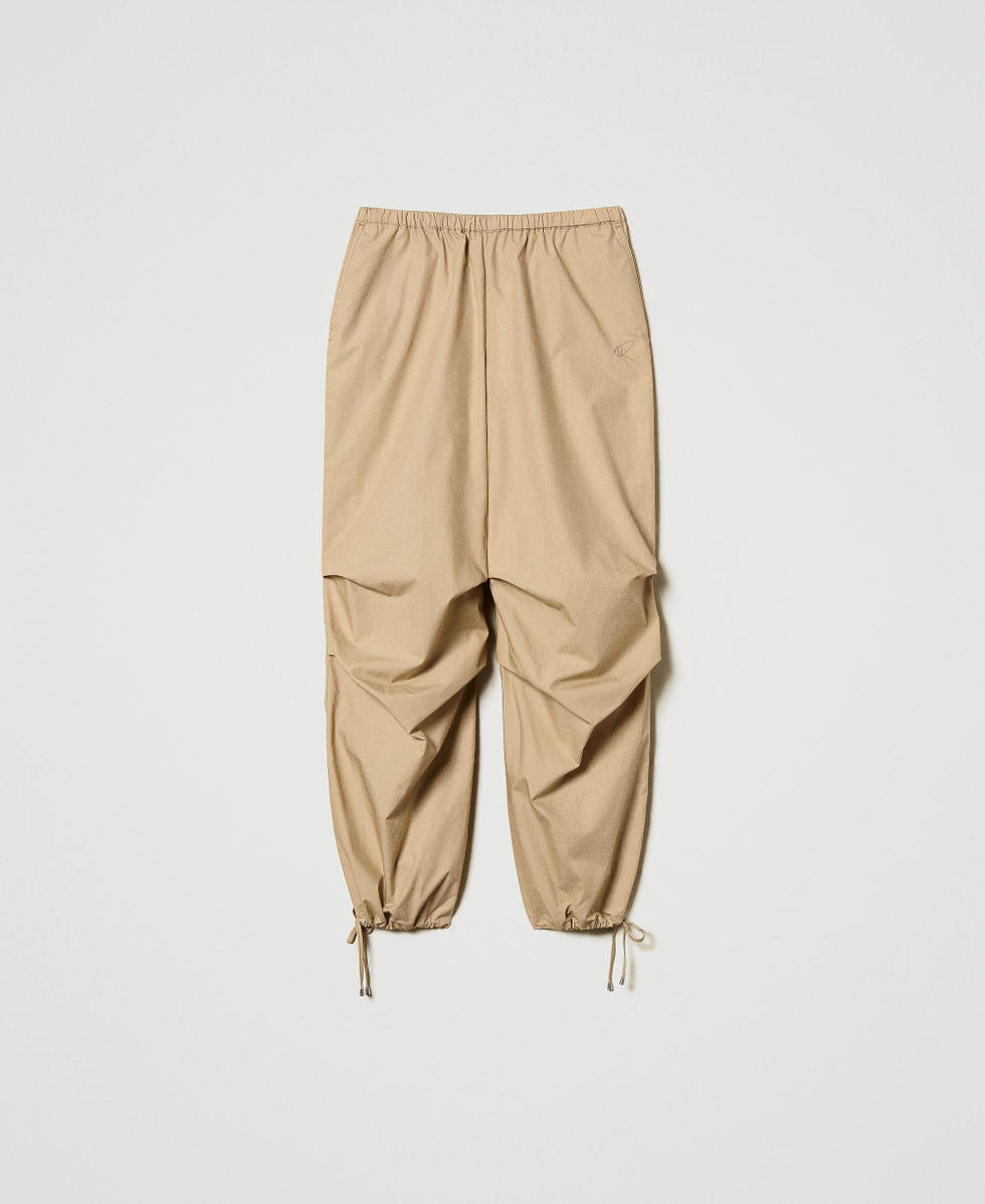 Poplin joggers