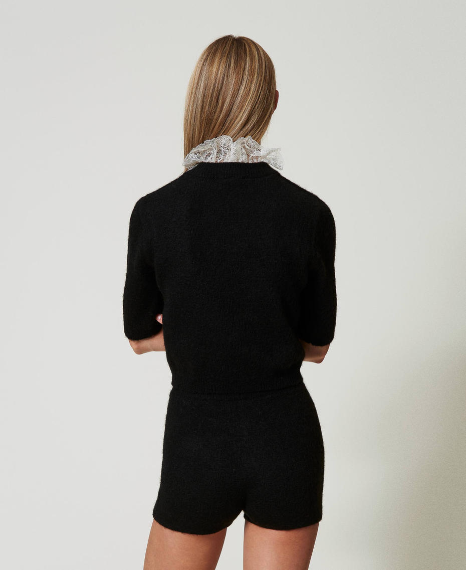 'Emily' mohair blend knit shorts