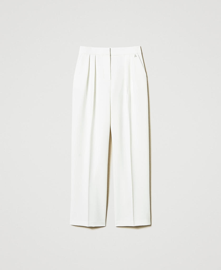 Palazzo trousers with pleats Off White Woman 242AT2132_00526_S0