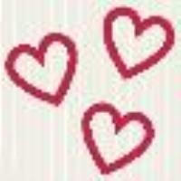 Jumper with embroidered hearts Two-tone Off White/Magenta Red Embroidery Woman 13228_C