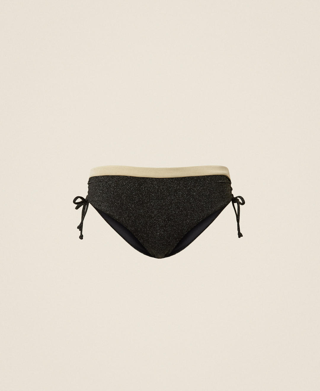 Slip de bain bicolore avec lurex