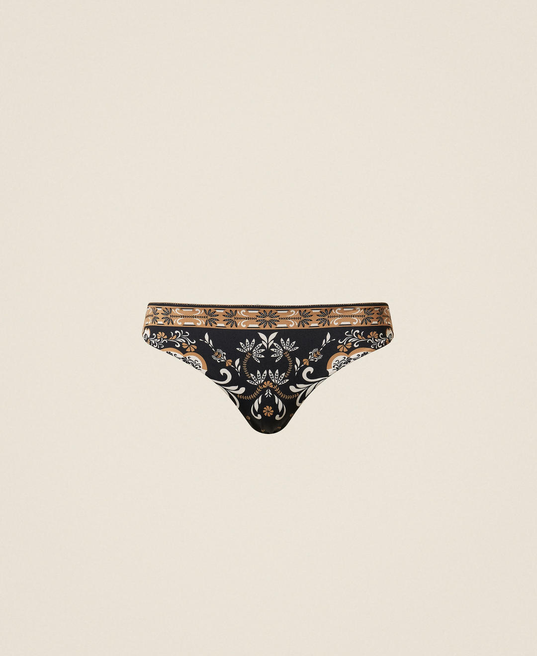 Slip brésilien de bain avec imprimé foulard
