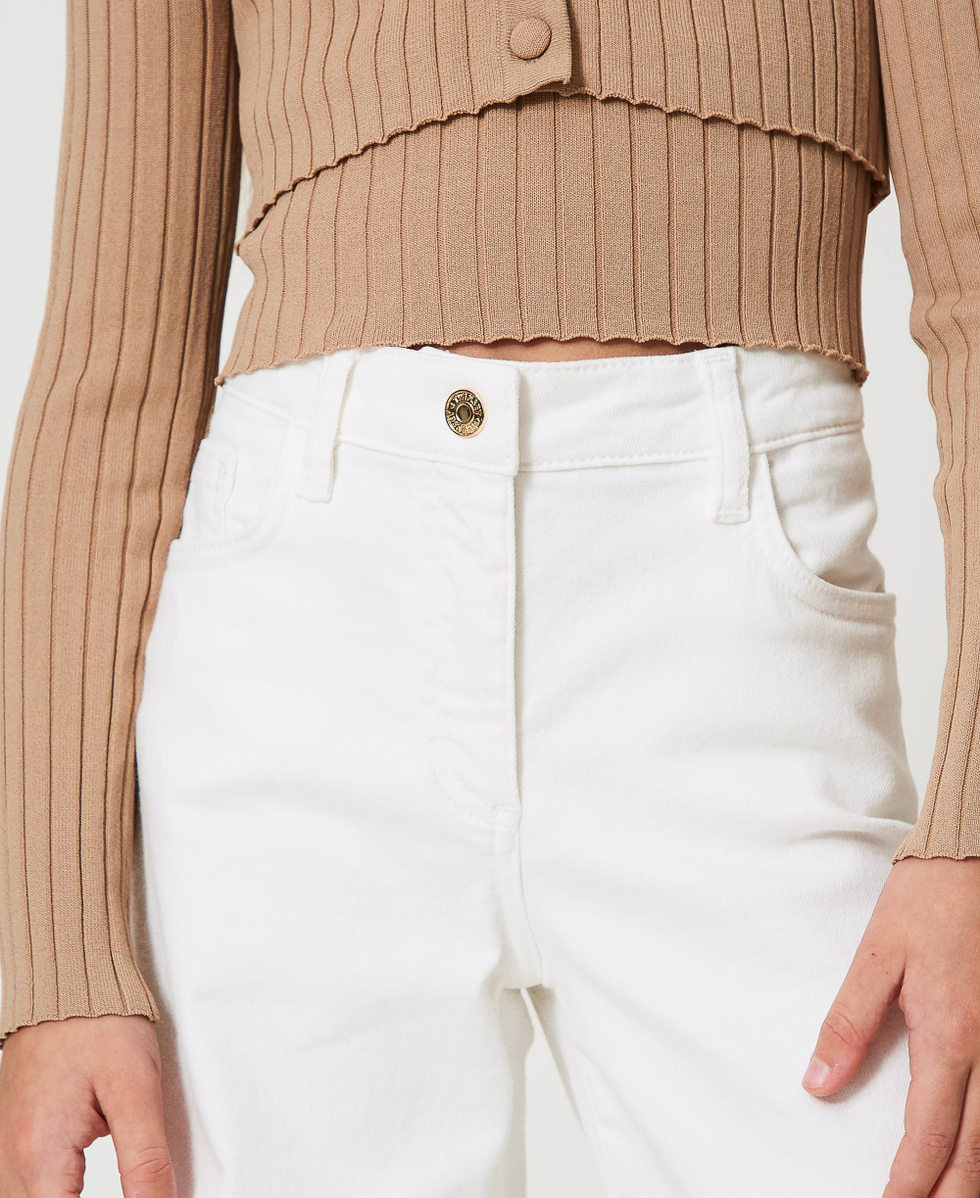 Wide leg bull denim trousers "Ice" White Girl 251GJ2611_00808_04