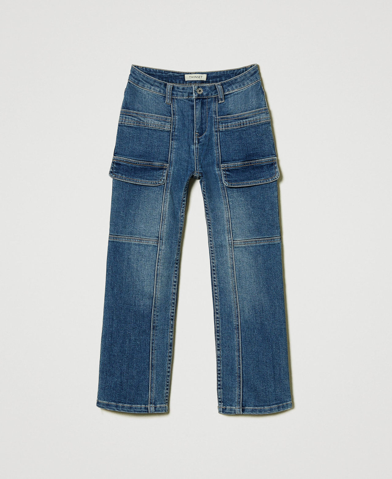 Scee by twin set Jeans cargo con tasche