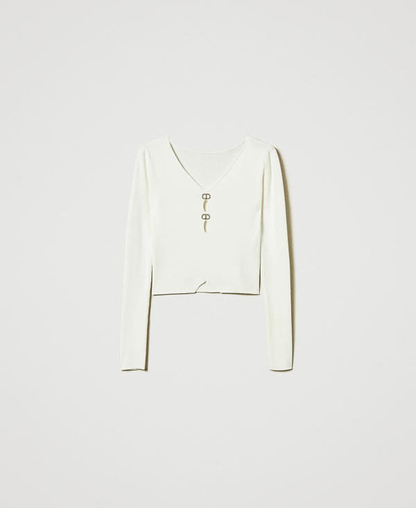 2-in-1-Pullover mit Oval Ts