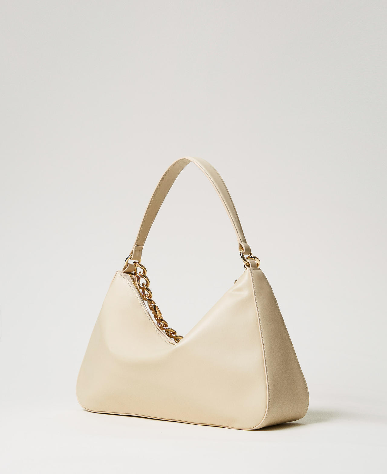 'Liliane' medium leather bag "Parchment" Beige Woman 252TB7161_07222_02