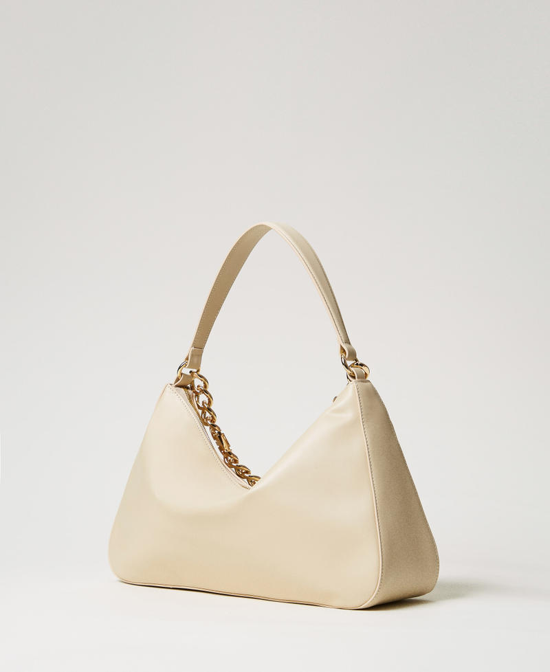 'Liliane' medium leather bag "Parchment" Beige Woman 252TB7161_07222_02