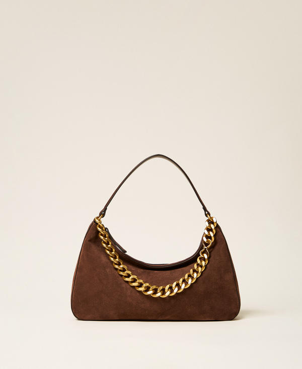 Liliane medium suede bag