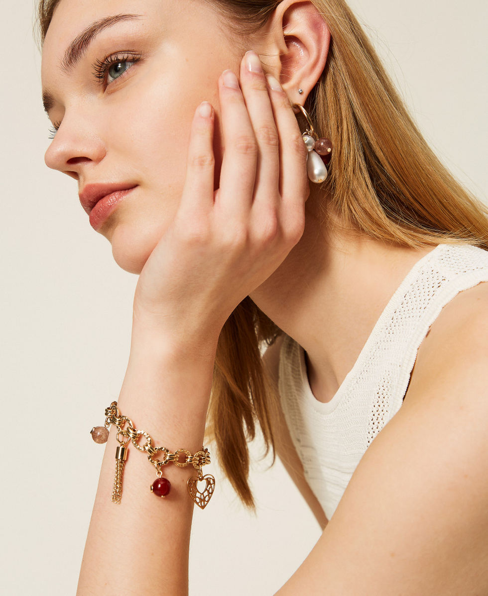 Bracelet with multicolour stones