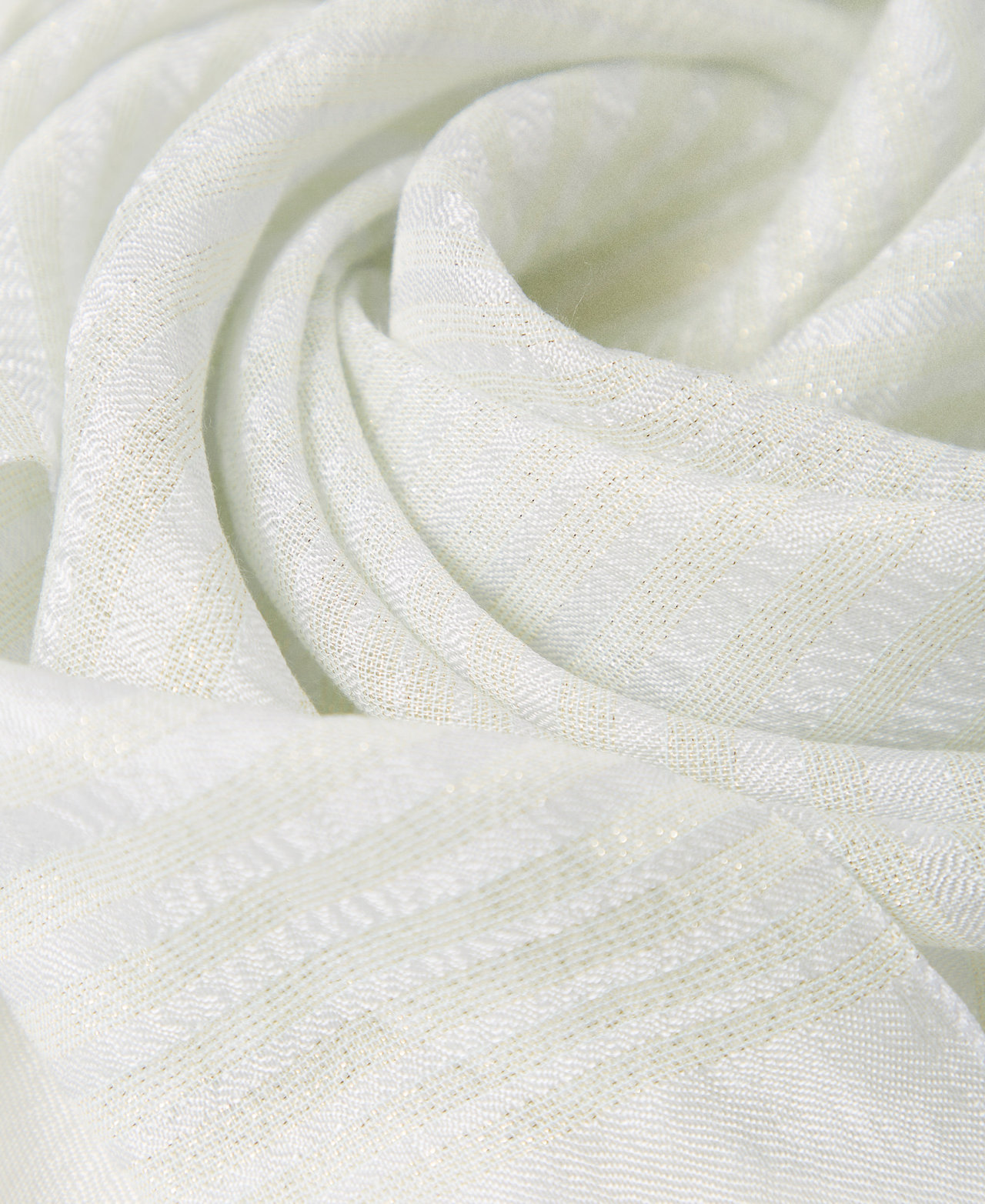 Sciarpa jacquard con lurex a righe