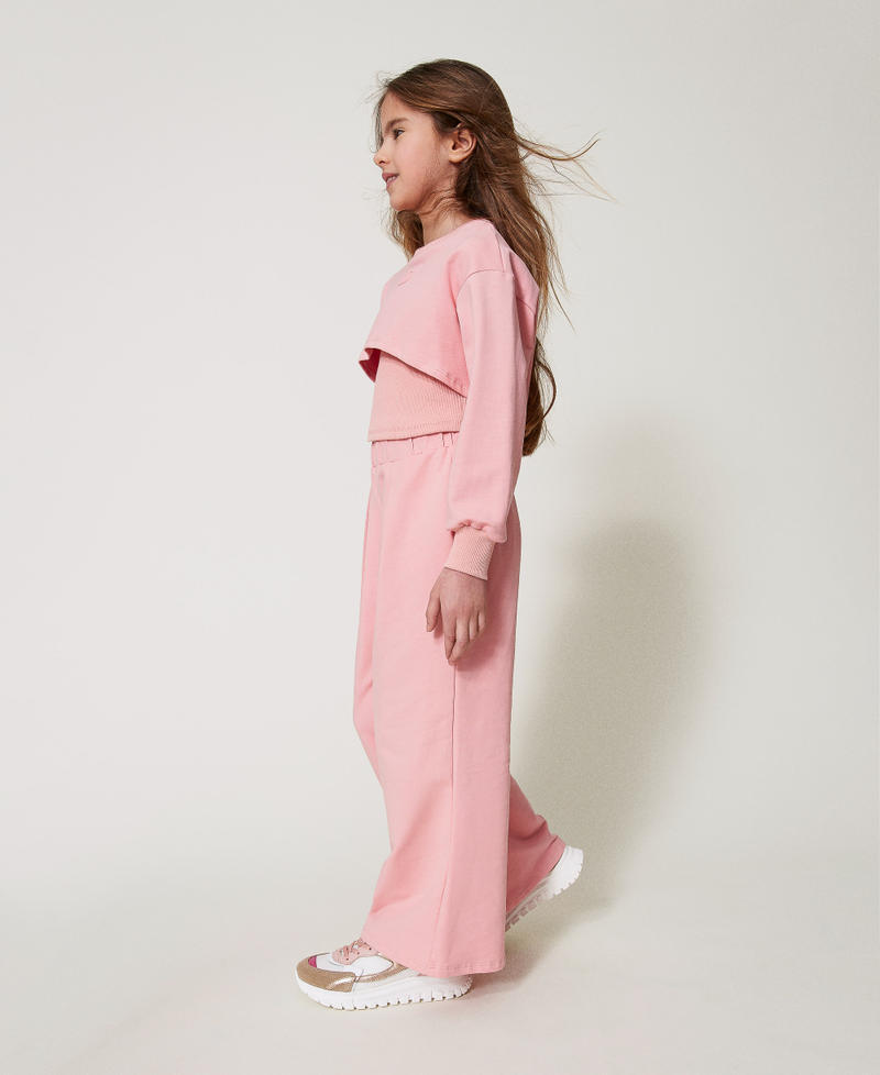Top, trousers and sweatshirt with Oval T Sweet Rose Girl 251GJ2583_00533_02