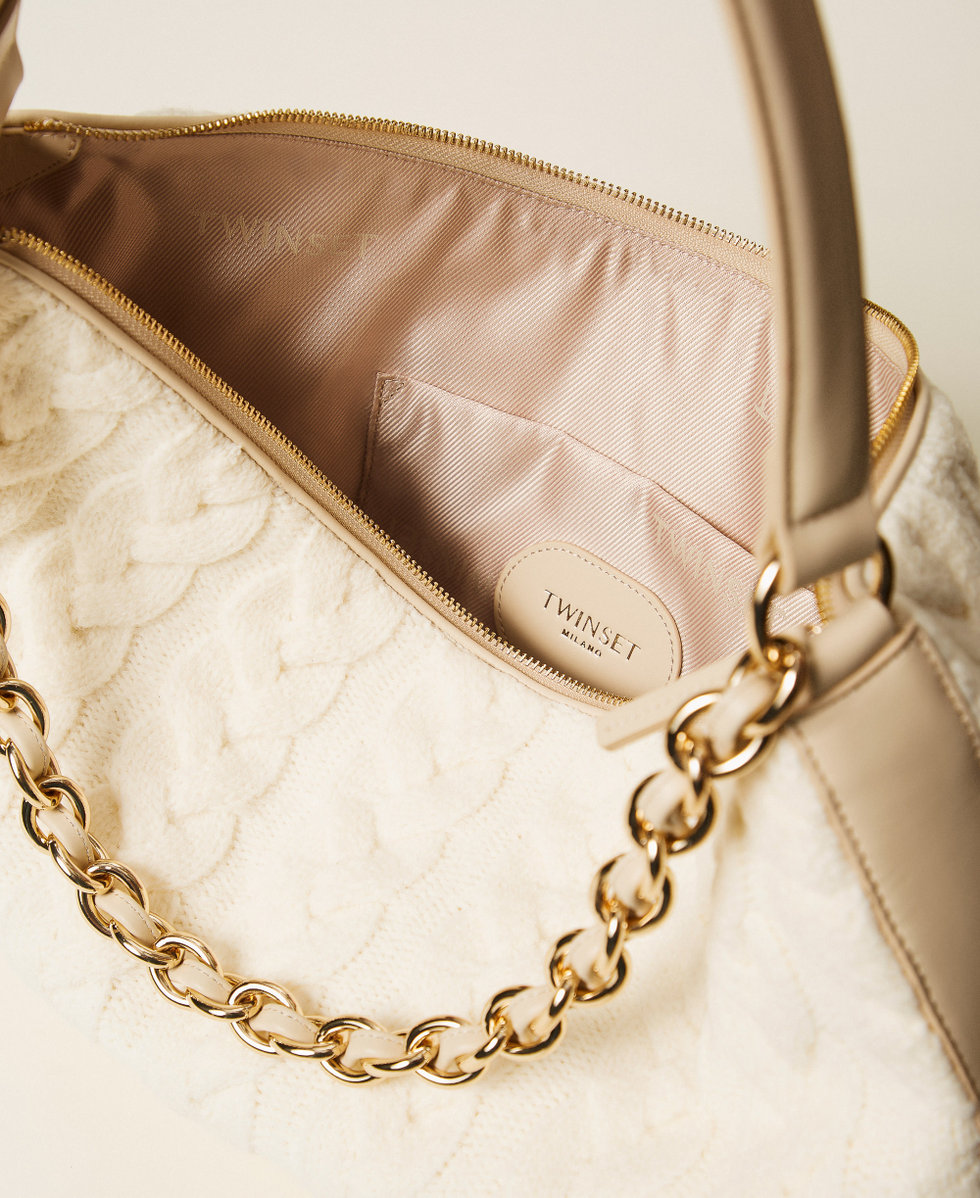 'Liliane' tricot knit bag