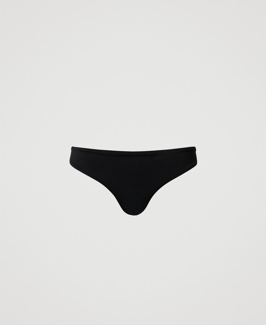 Charmeuse thong briefs Black Woman 242LL6G88_00006_S0