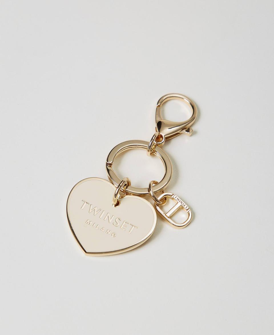 Heart-shaped keyring with logo Vanilla Woman 251TH7010_12143_01