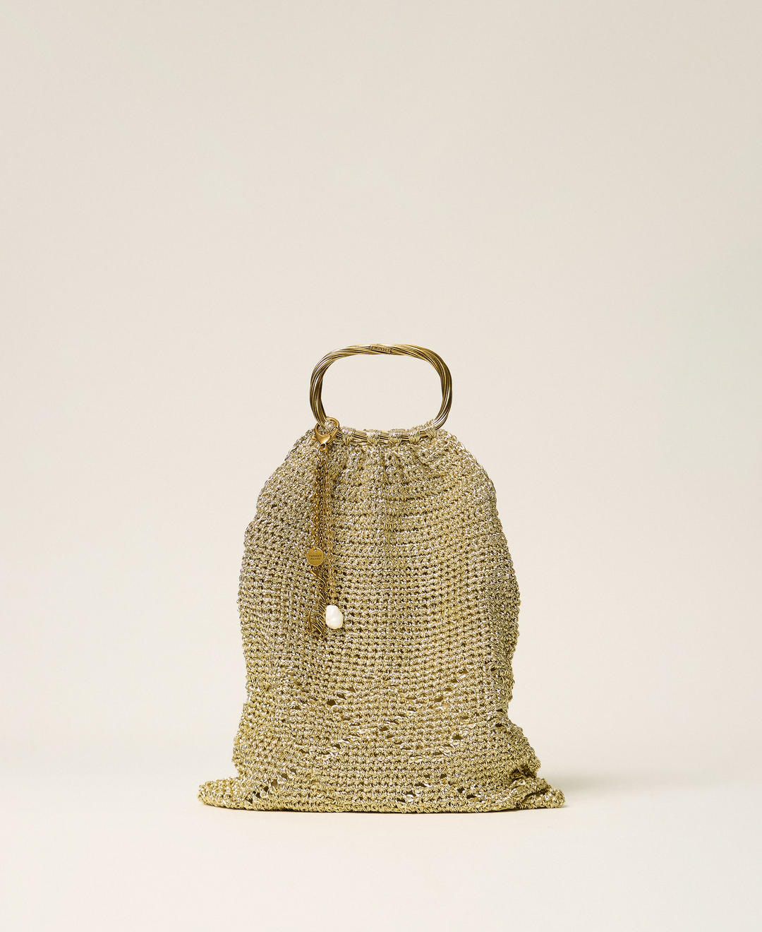 Sac à main au crochet avec lurex