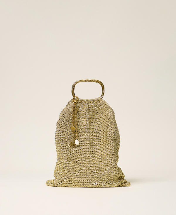 Sac &agrave; main au crochet avec lurex