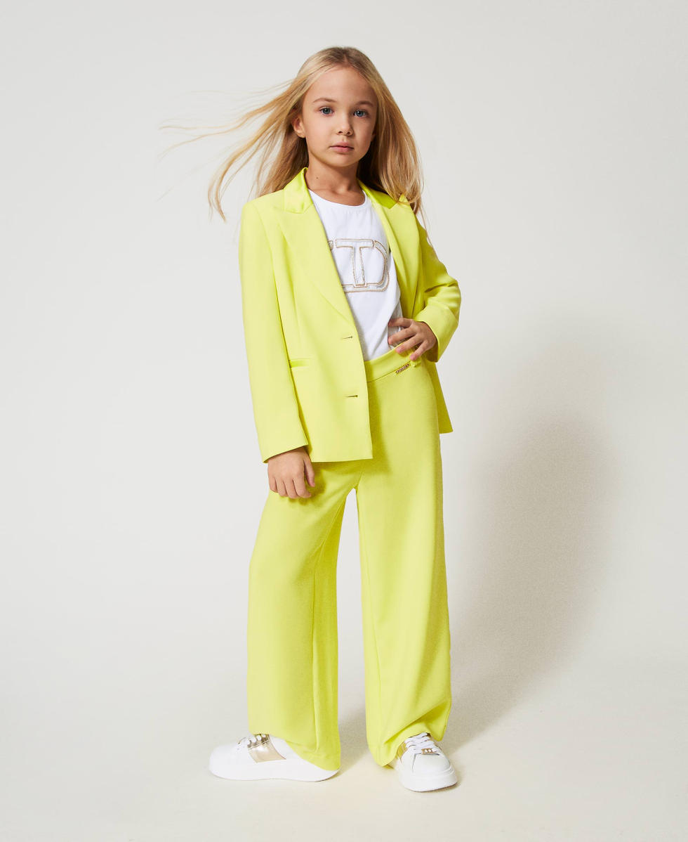 Palazzohose aus Krepp