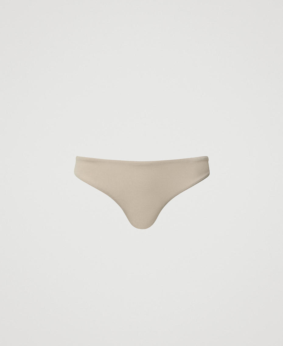 Charmeuse thong briefs Wonder Beige Woman 242LL6G88_11044_S0