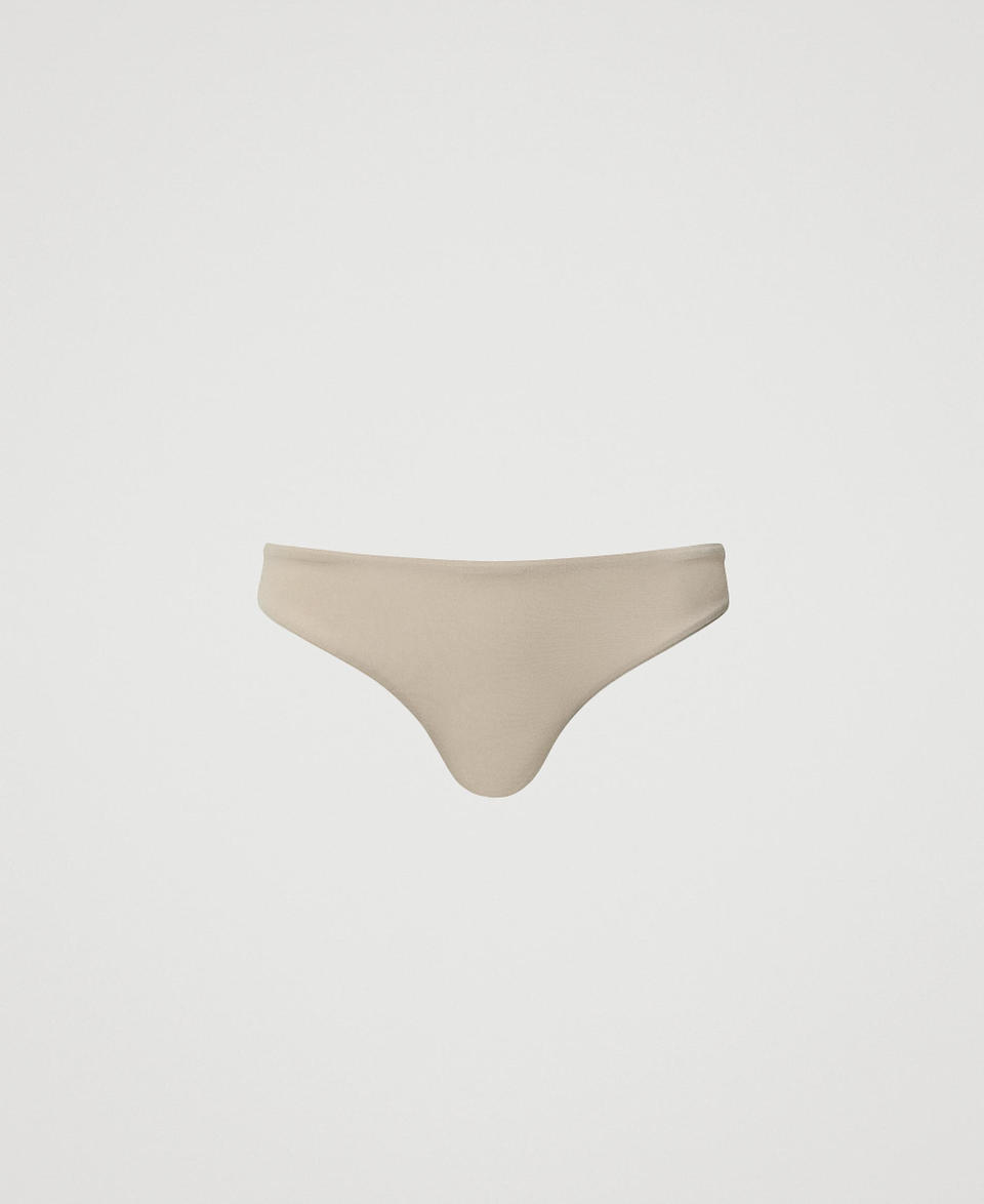 Charmeuse thong briefs Wonder Beige Woman 242LL6G88_11044_S0