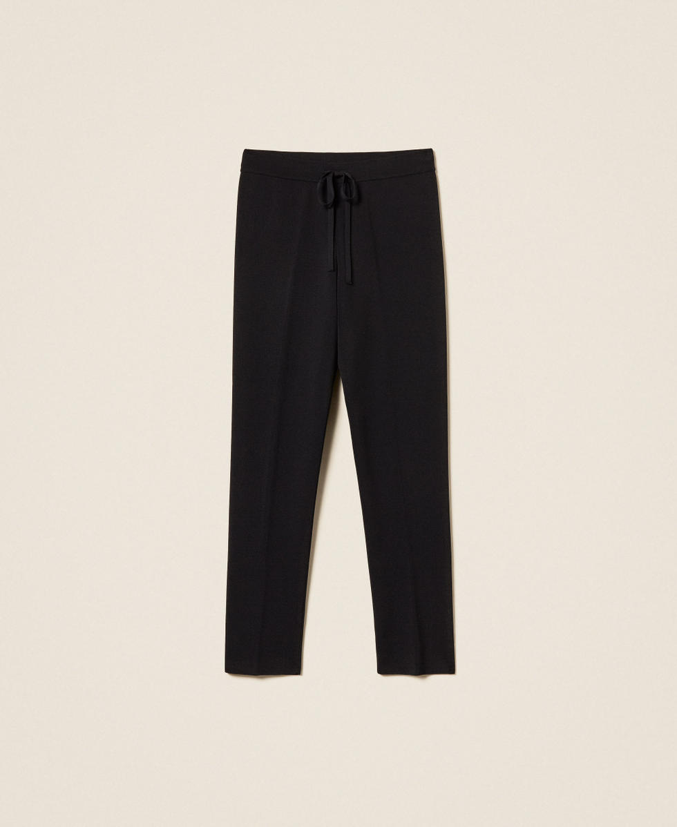 Knit trousers