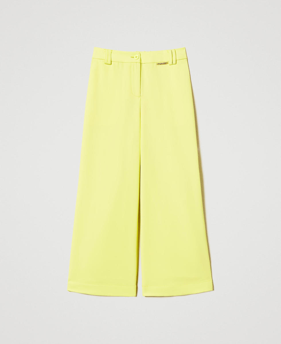 Palazzohose aus Krepp