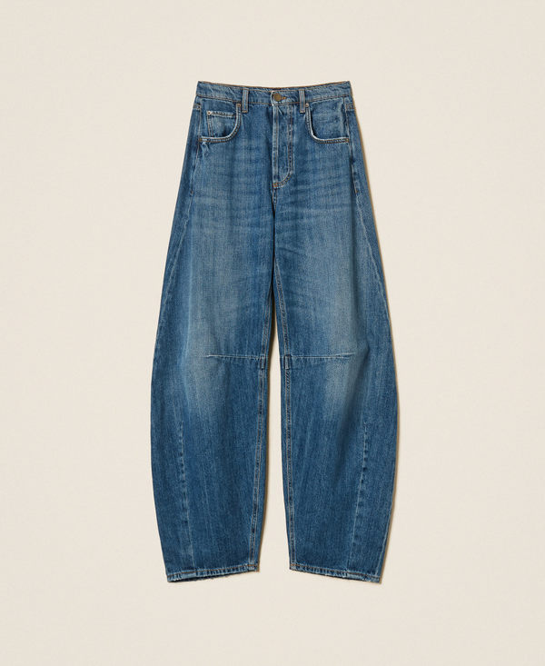 Five-pocket horseshoe jeans
