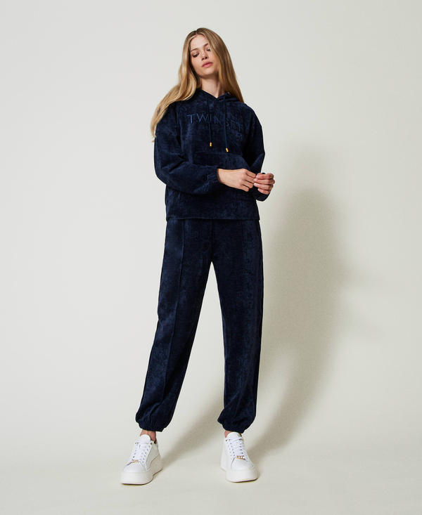 Velvet joggers