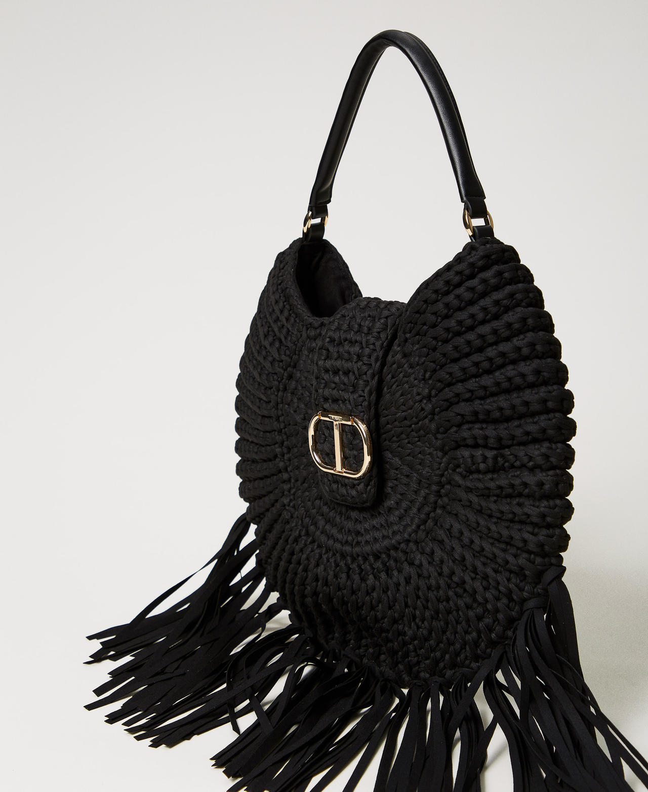 ‘La Coquillette‘ crochet hobo bag Black Woman 251TD8140_00006_02