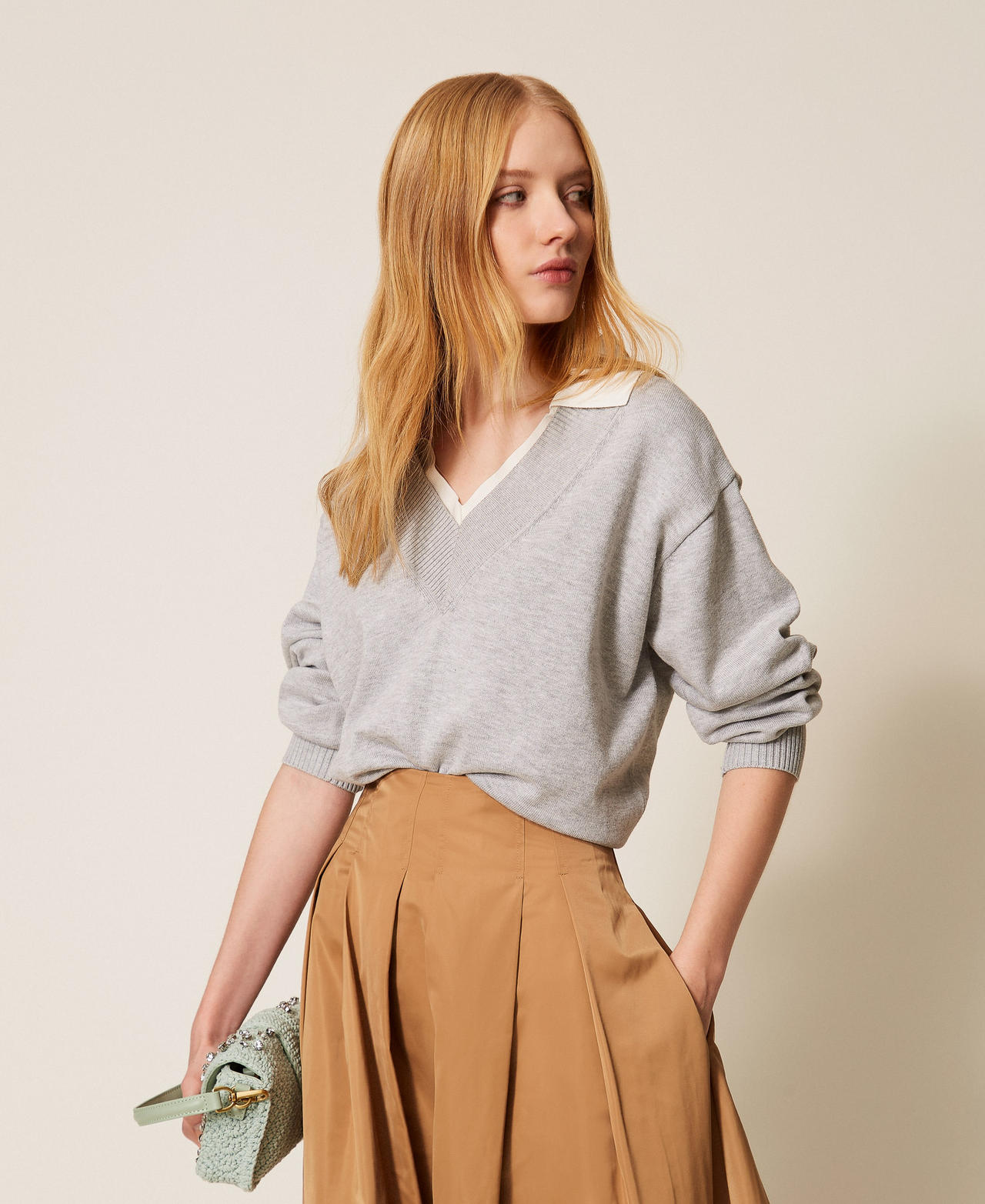 Twinset Pull avec petit col