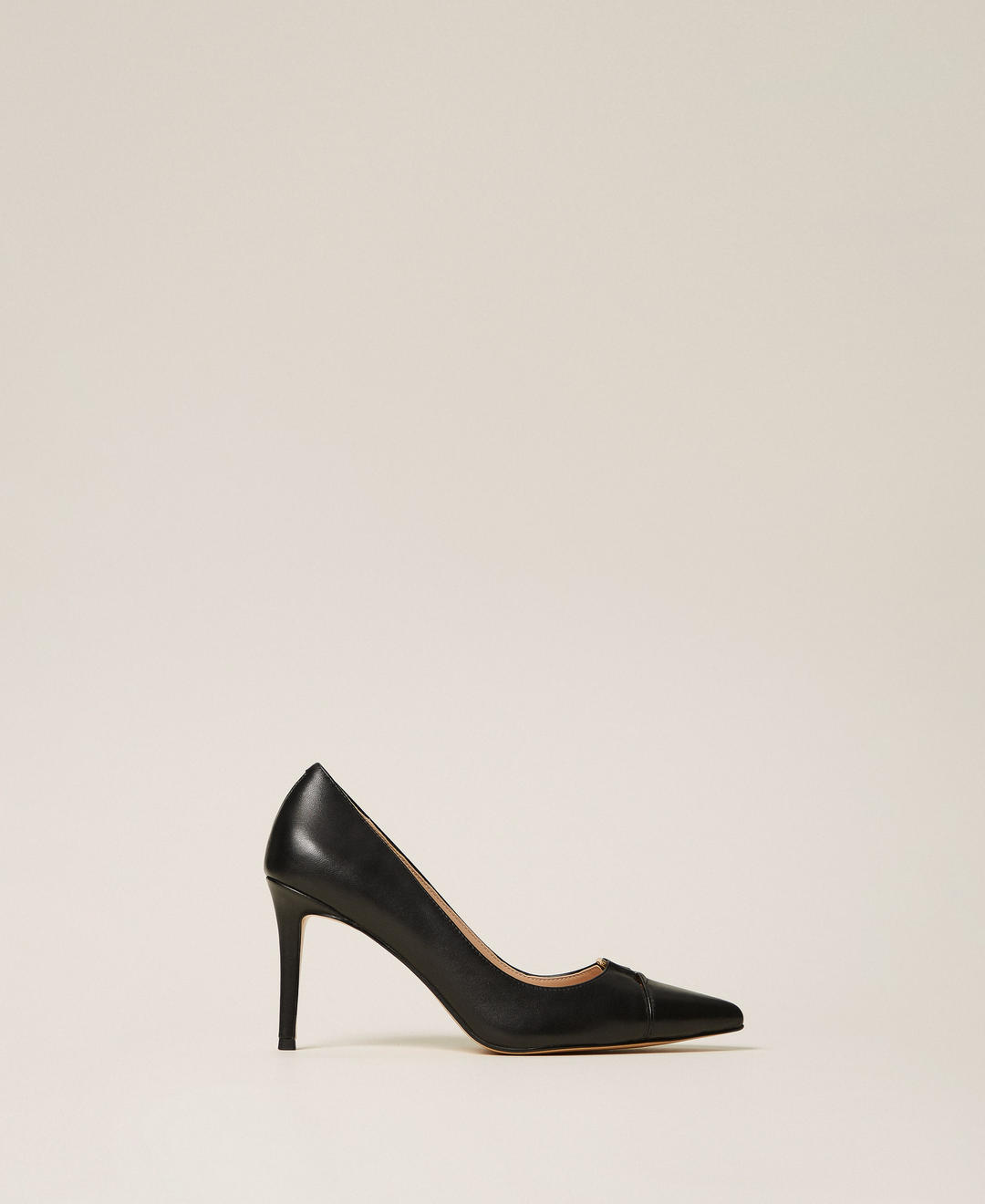 Escarpins hauts en cuir