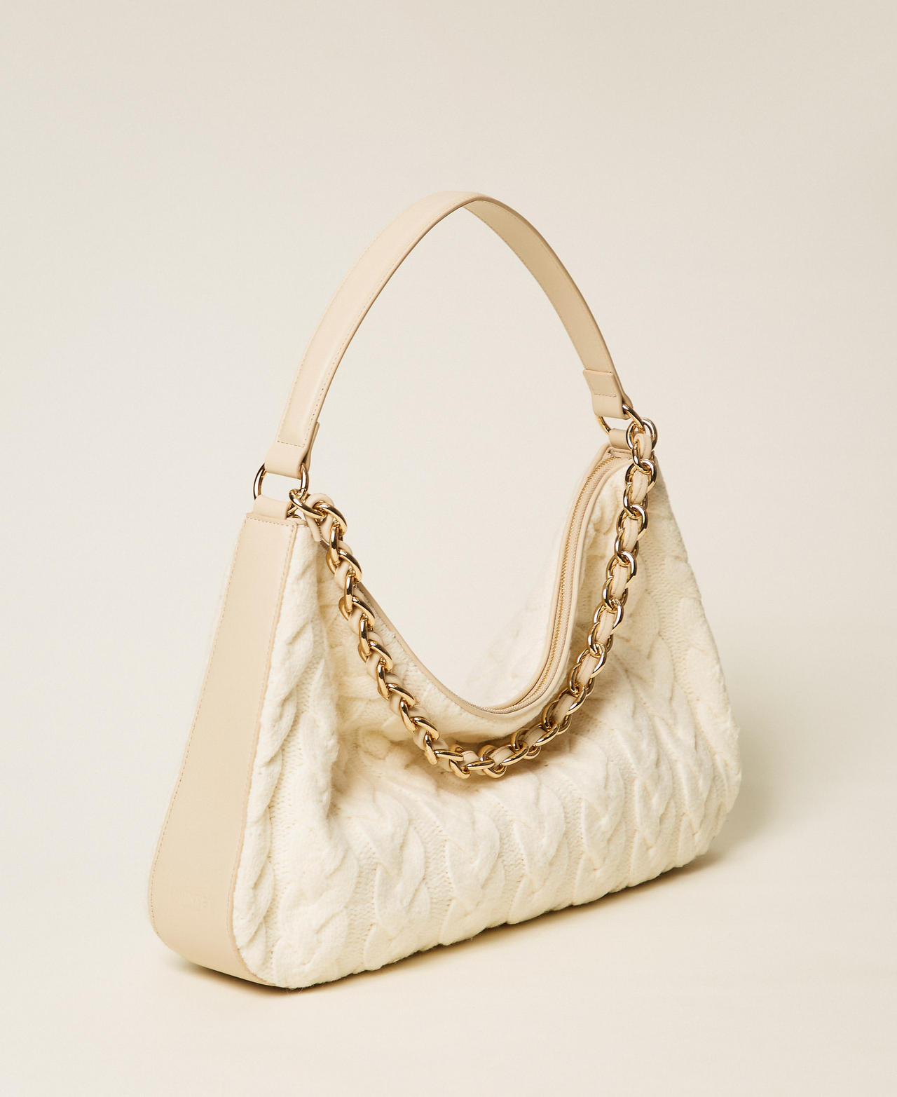 Stricktasche „Liliane“ „Parchment“-Beige Frau 252TS8AAA_07222_02