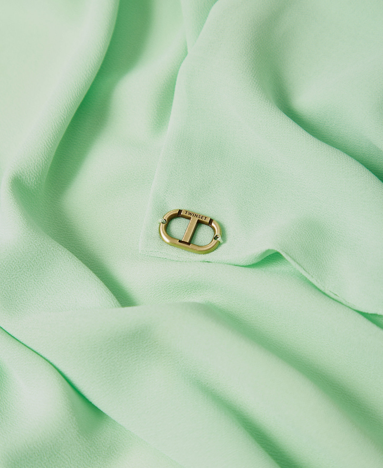 Doubled georgette stole Mint Woman 251TA4560_12080_02