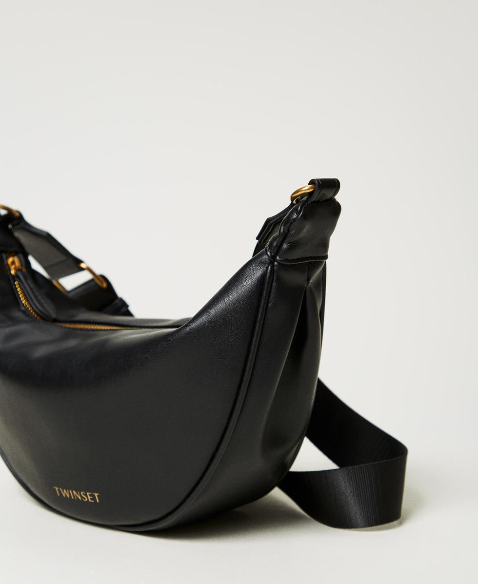 Crescent bag with logo Black Woman 251LL8ABB_00006_02