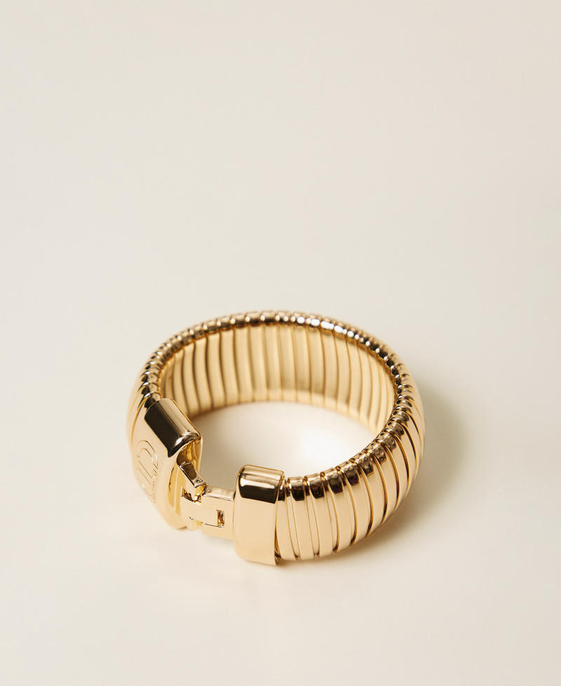 Snake print bracelet New Gold Woman 252TO5331_10630_02