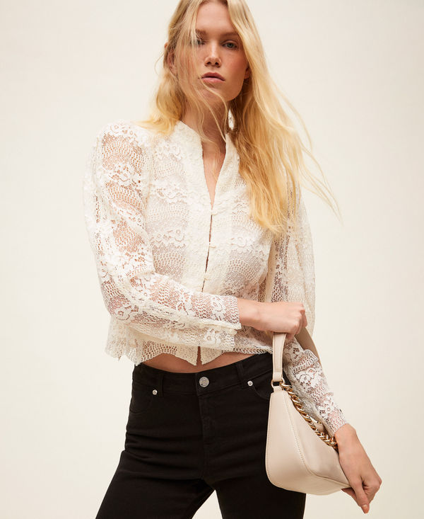 Macram&eacute; lace jacket