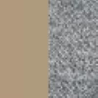 Trench in gabardina e felpa Bicolor Incense / Grigio Melange Chiaro Donna 13300_C