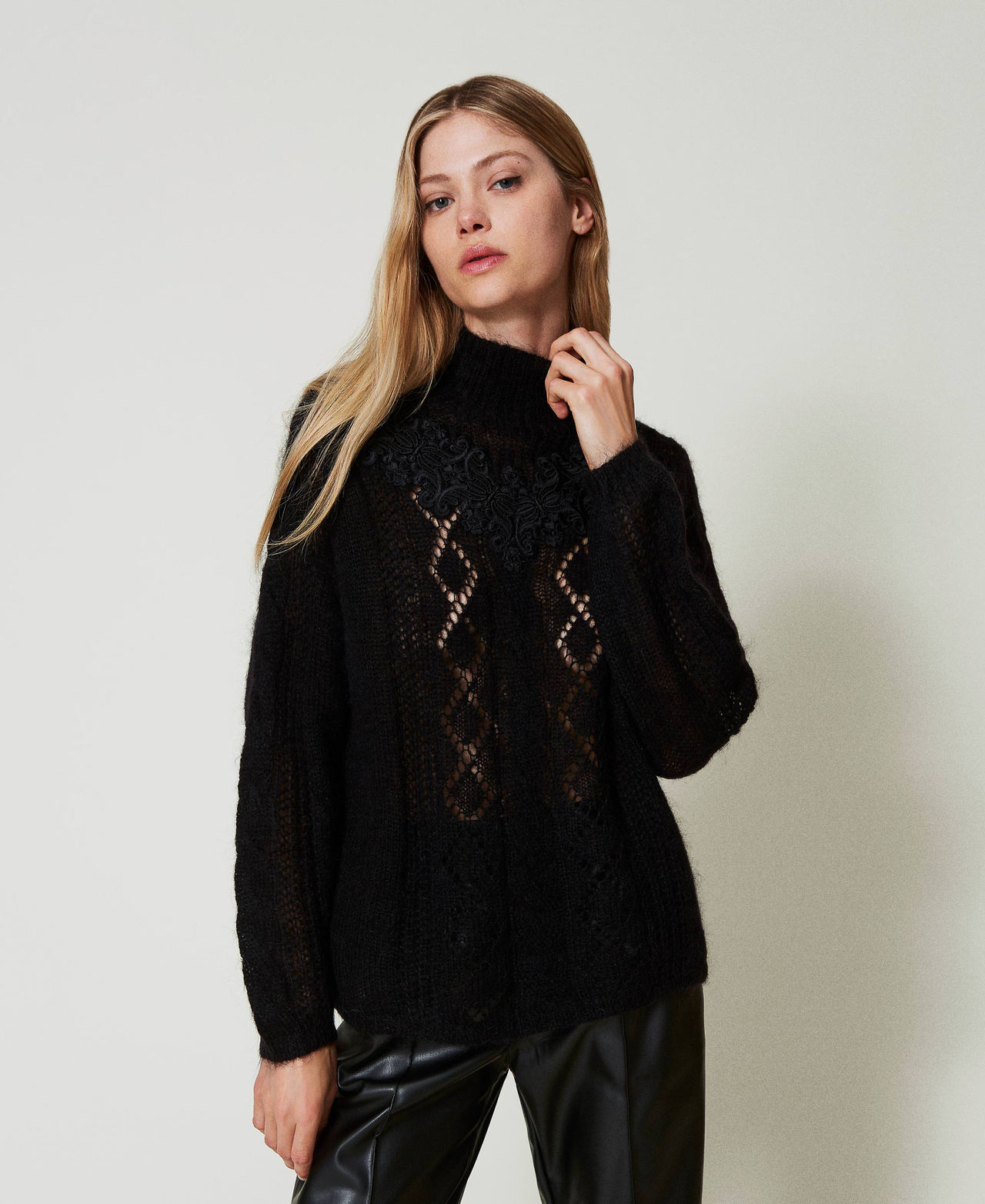 andmary Aura cable knit tops トップス
