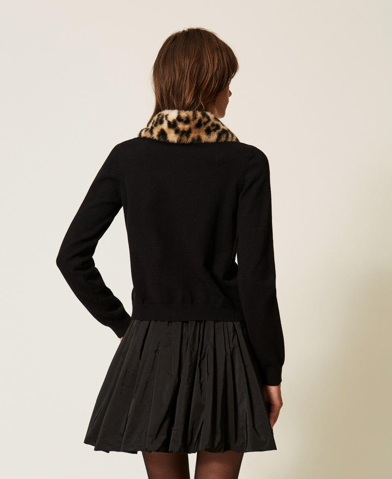 Taffeta balloon skirt Black Woman 262AP2204_00006_03