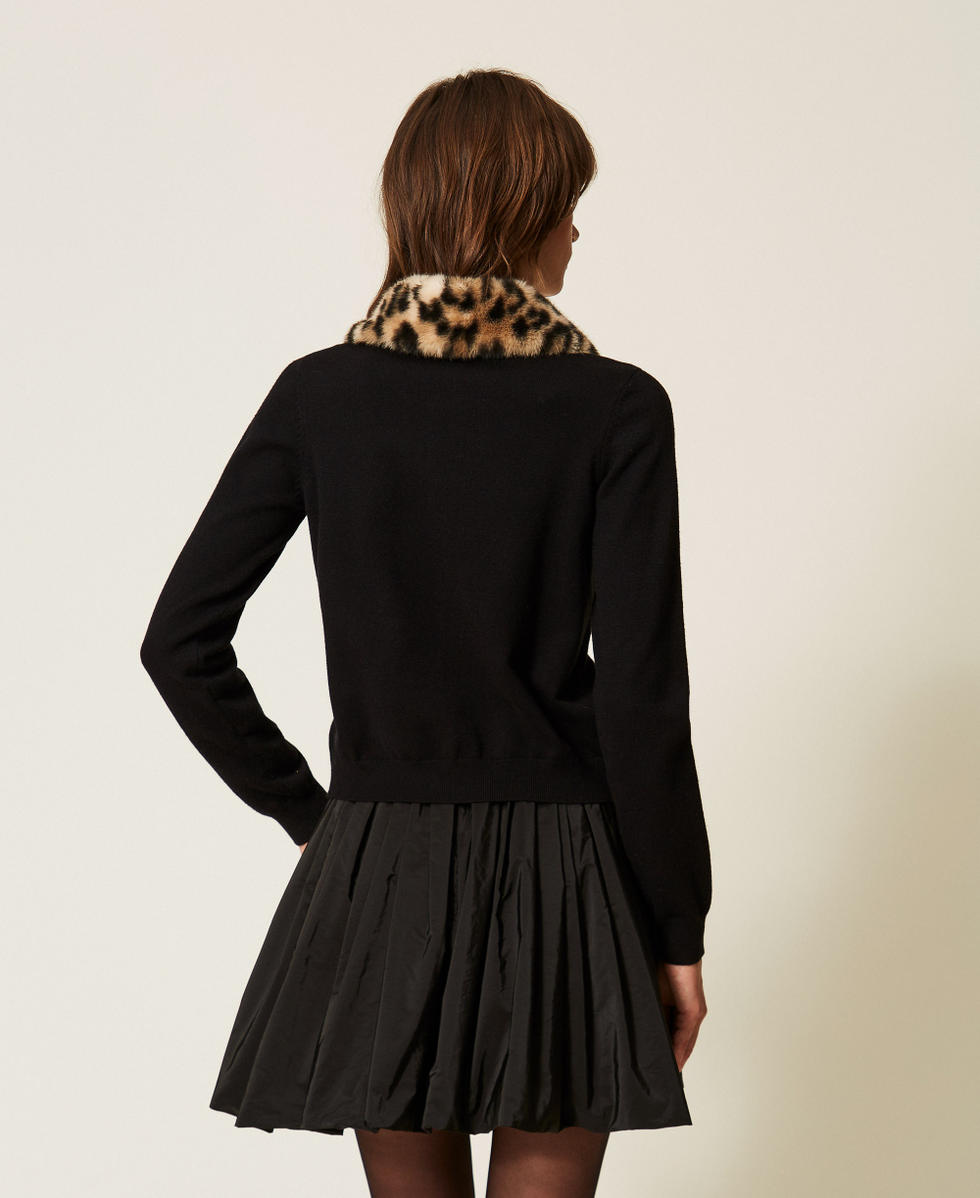 Taffeta balloon skirt Black Woman 262AP2204_00006_03