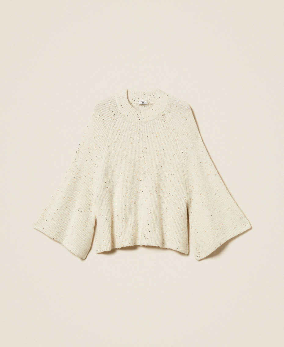 Sequin jumper Off White Woman 252LL3BBB_00526_S0