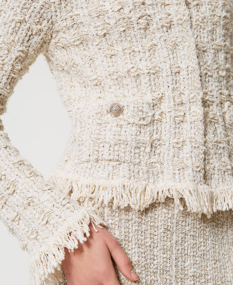 ジャケット TWINSET JACQUARD LUREX KNIT JACKET TwinSet Jacquard Lurex Knit Jacket | StasanetShops | il gufo