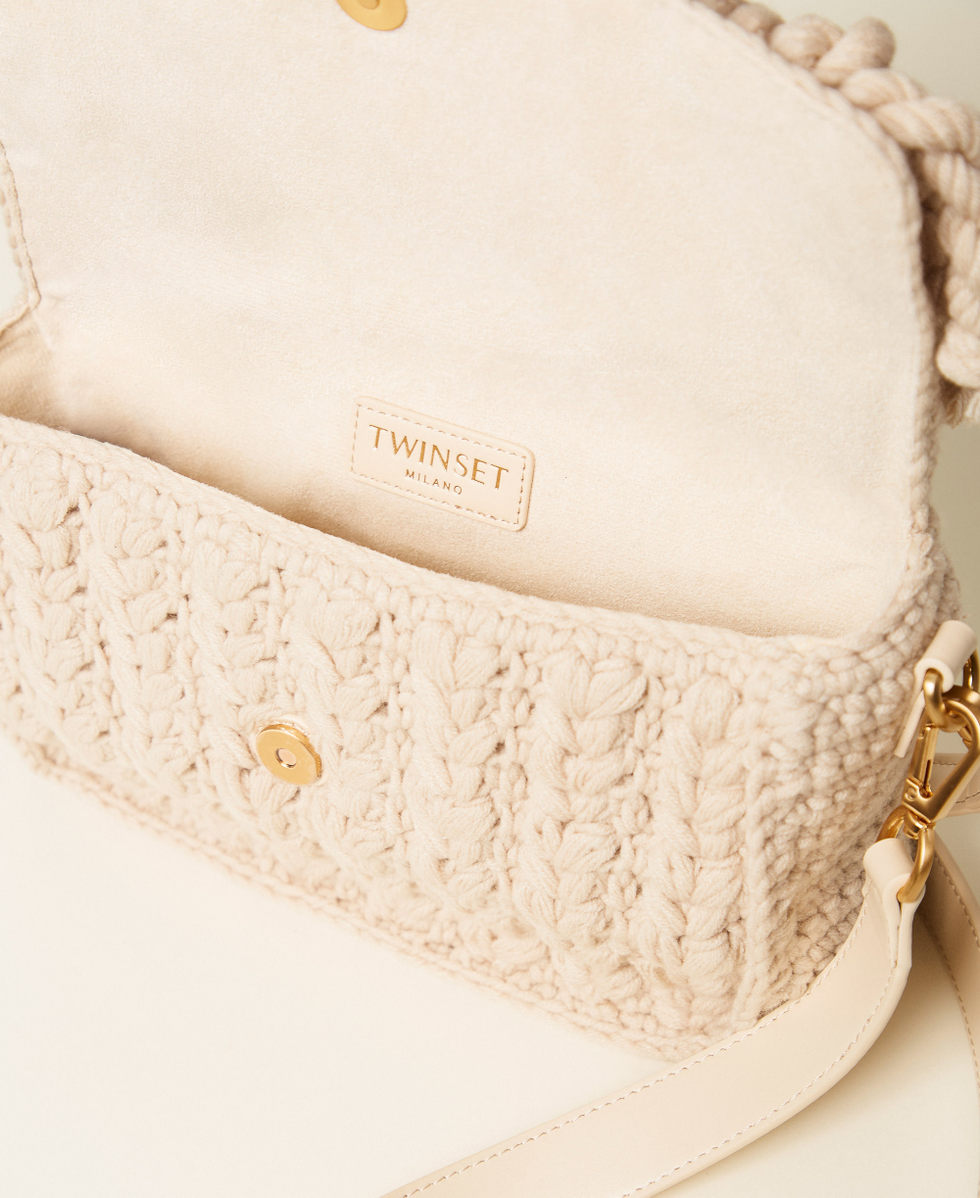 &ldquo;Amie&rdquo; tricot shoulder bag Light Natural Woman 252TD8190_12227_04