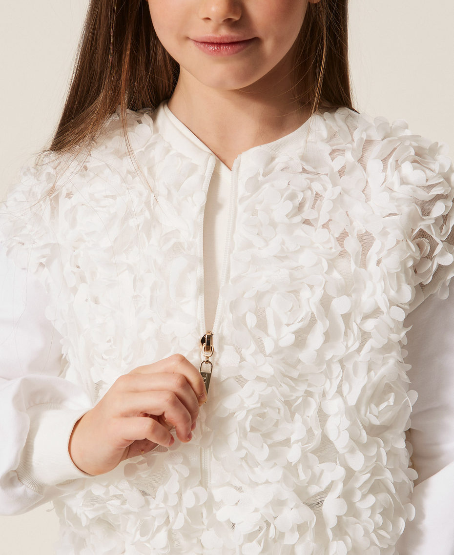 Sweatshirt with roses Off White Girl 261GJ2Q64_00526_04